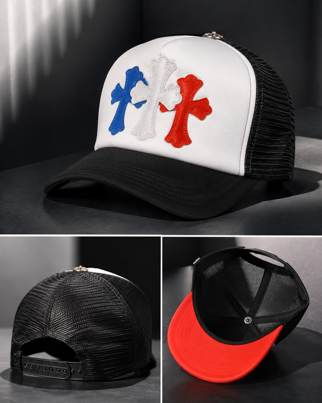 Chrome Hearts Tricolor Cross Cap